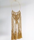 Colar em macramé D´Or em fio dourado