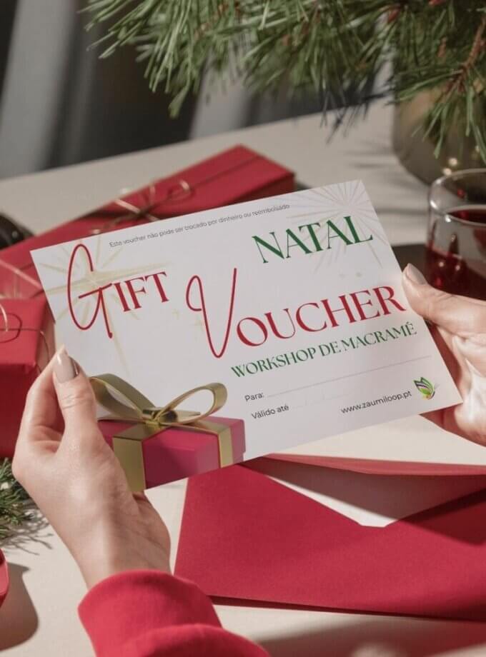 Gift Voucher Natal - Workshop Macramé