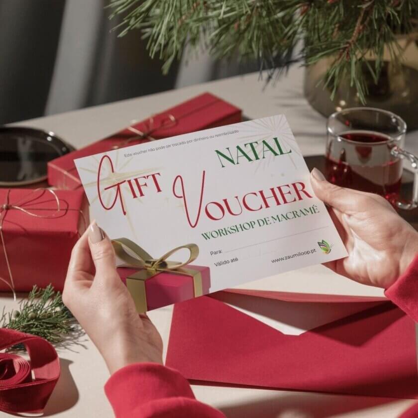 Gift Voucher Natal - Workshop Macramé